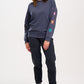 Eadie Relaxed Sweatshirt | Star Sleeve