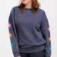 Eadie Relaxed Sweatshirt | Star Sleeve