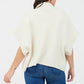 Teagan Short Sleeve Cardigan | Winter White