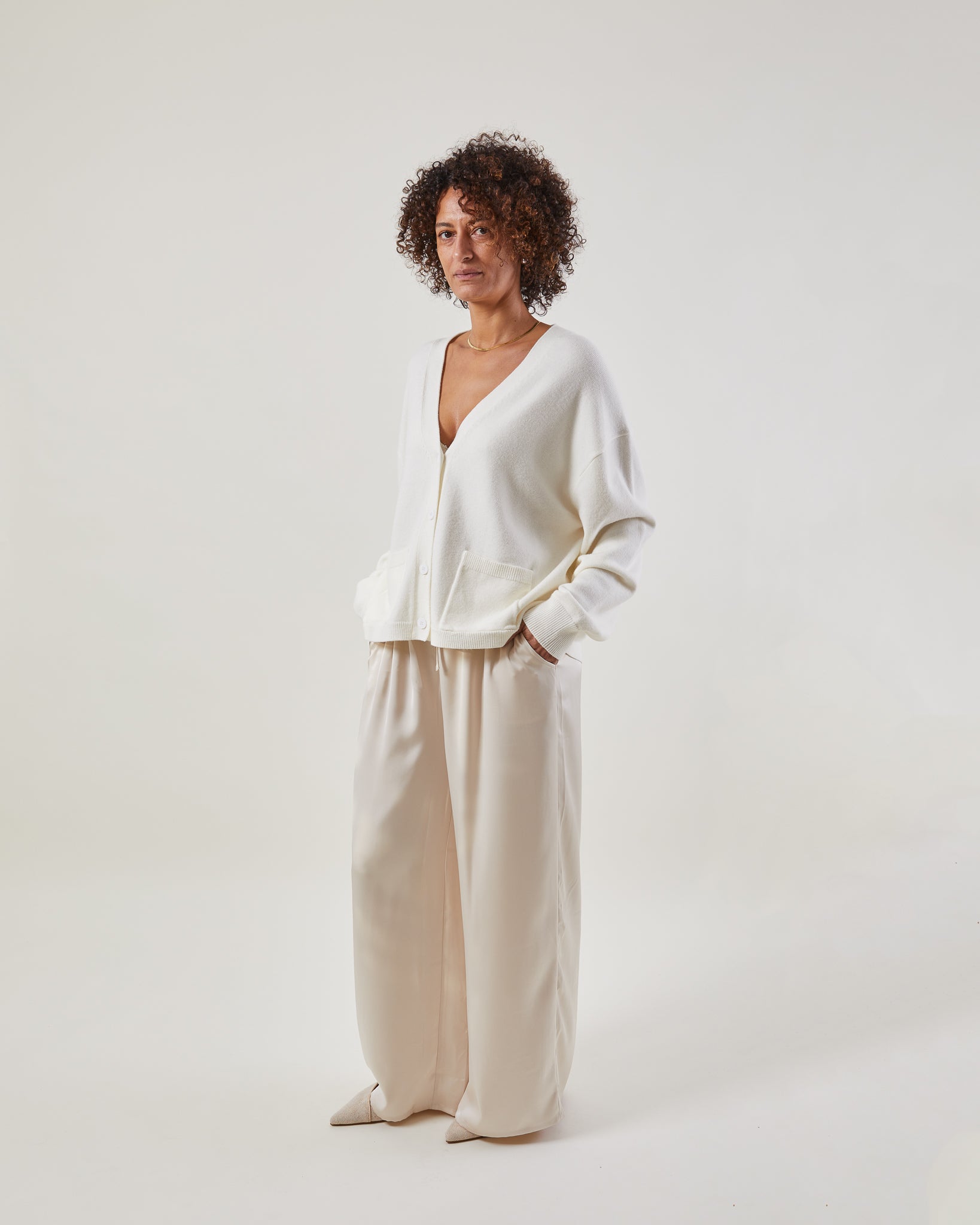 Chalk Thea Pant | Champagne