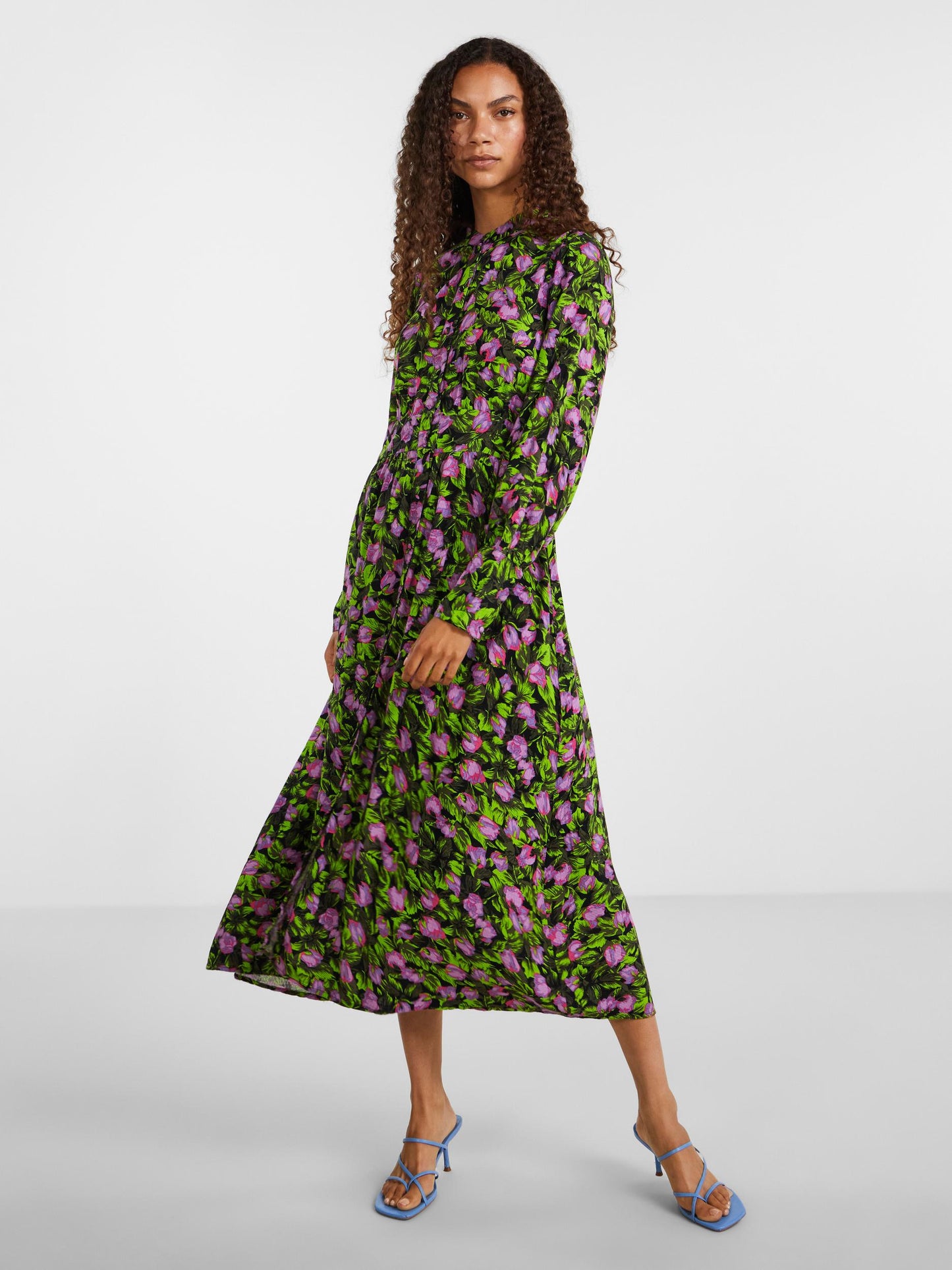 YAS Malulu Long Sleeve Shirt Dress