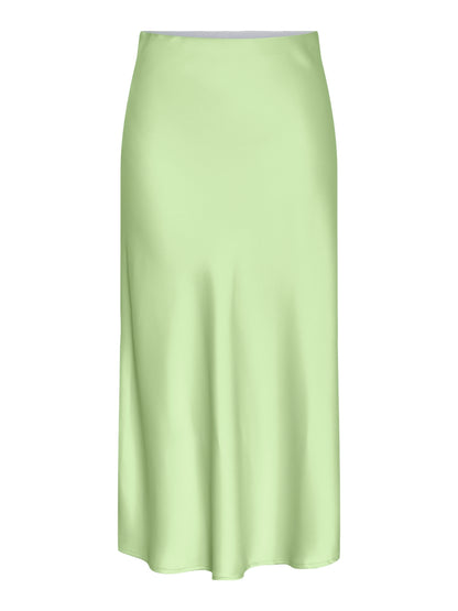 YAS Pella Midi Skirt | Quiet Green