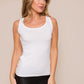 Suzy D Diana Short Jersey Vest White