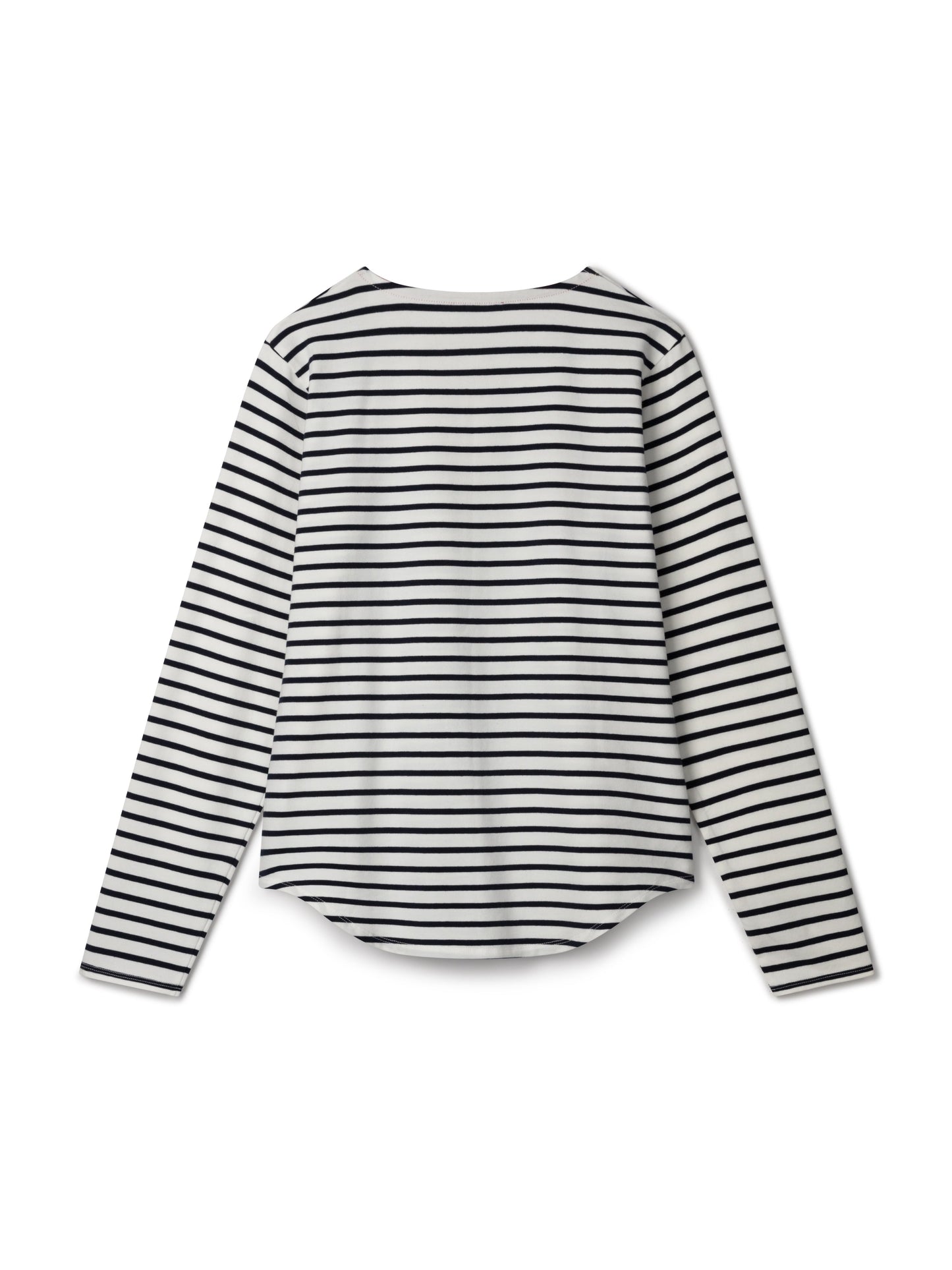 Fleur Stripe Long Sleeve T-Shirt | Navy