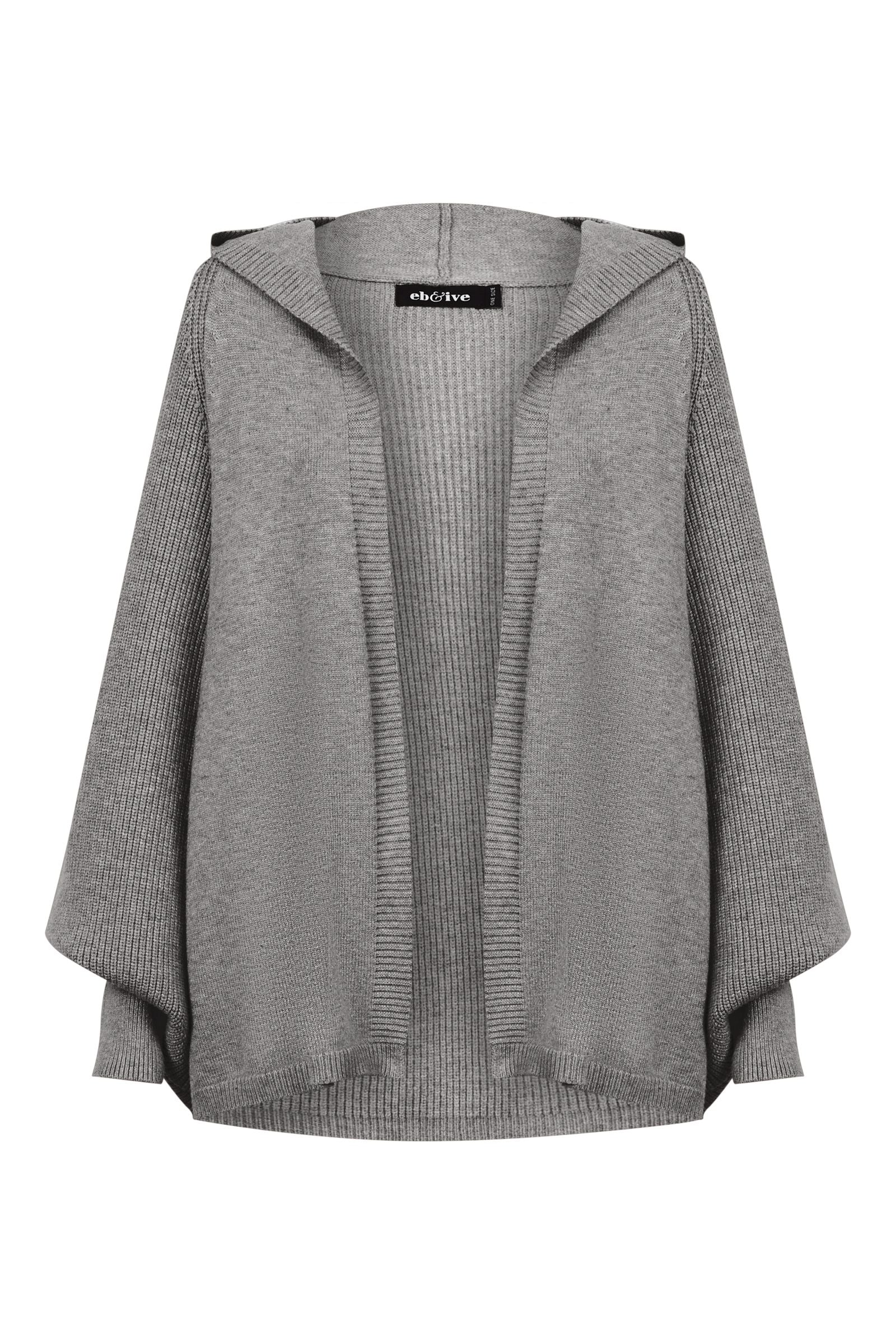 Eb & Ive Nawi Cardigan | Smoke