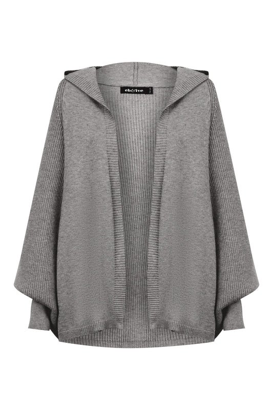 Eb & Ive Nawi Cardigan | Smoke