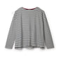 Chalk Bryony Stripe Top in Navy and White